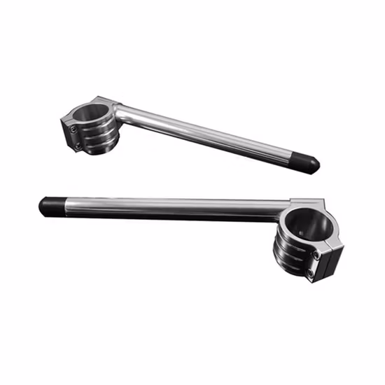 Custom MTB Dirt Bike Motorcycle Racing Parts Manufacturing Metal CNC Machining Service Supplier Customized Light Blue Anodized Aluminum Handle Bar Parts